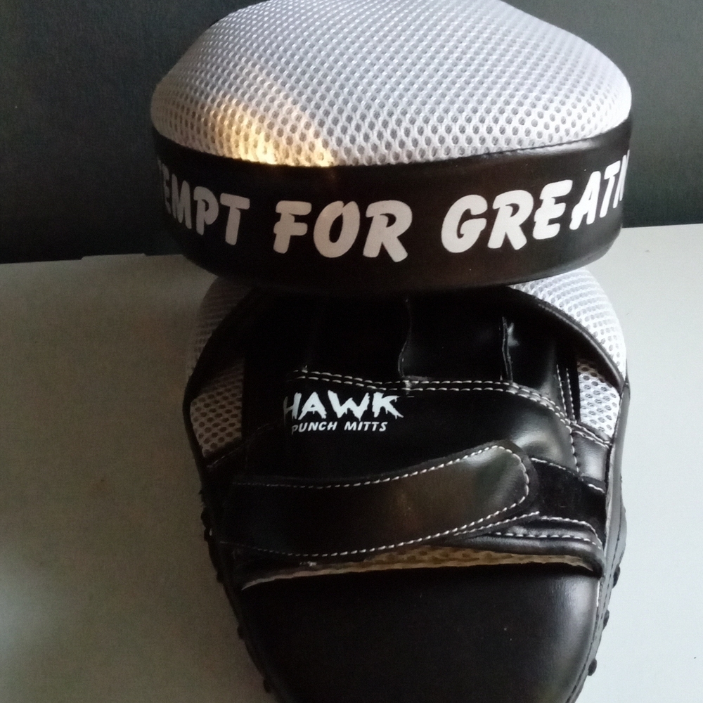 Hawk Punch Mitts Training Boxing Muay Thai MMA Pad‎ Focus Mitts